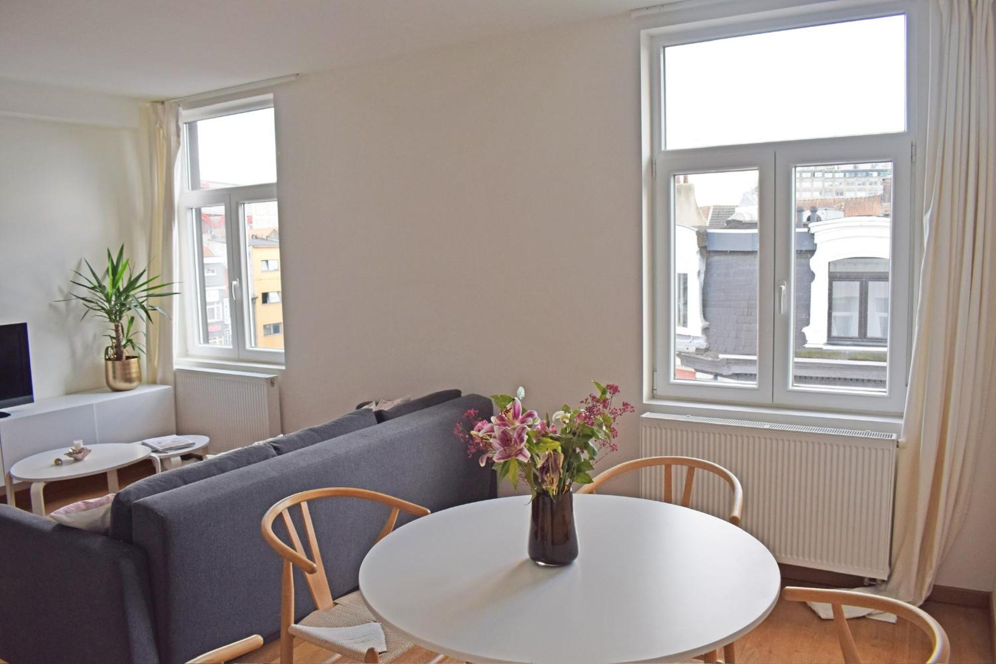 Astrid Sauna Appartement แอนต์เวิร์ป ภายนอก รูปภาพ